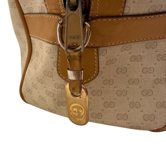 Gucci brown gg golden logo Boston bag - Picture 14 of 16